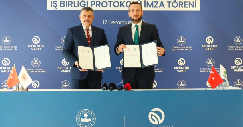 Icisleri bakanligi ile sifir atik vakfi arasinda cevre icin is birligi protokolu VH1DsqcI